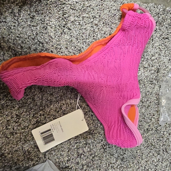 Cleonie Koolama Swim Side O Ring Bikini Briefs Size S Barbie Bright Pink - Picture 5 of 6